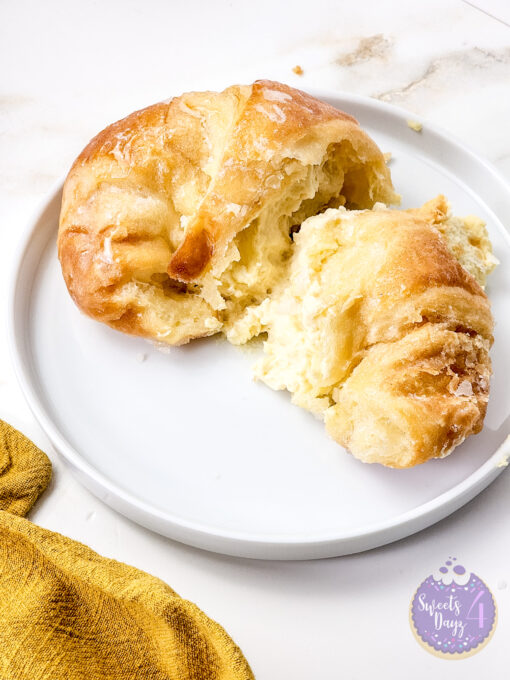 Creme Brulee Croissants on Gold Marble - Image 8