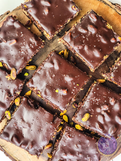 Dubai Pistachio Brownies on White - Image 5