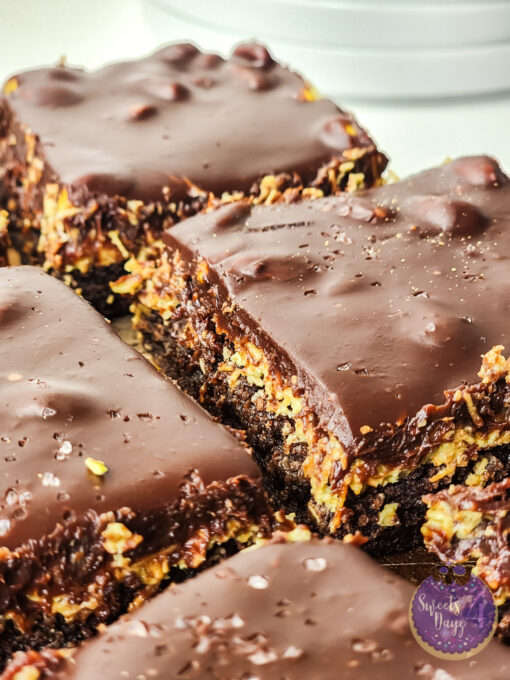 Dubai Pistachio Brownies on White - Image 7