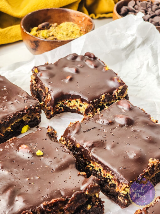 Dubai Pistachio Brownies on Rhombus - Image 11