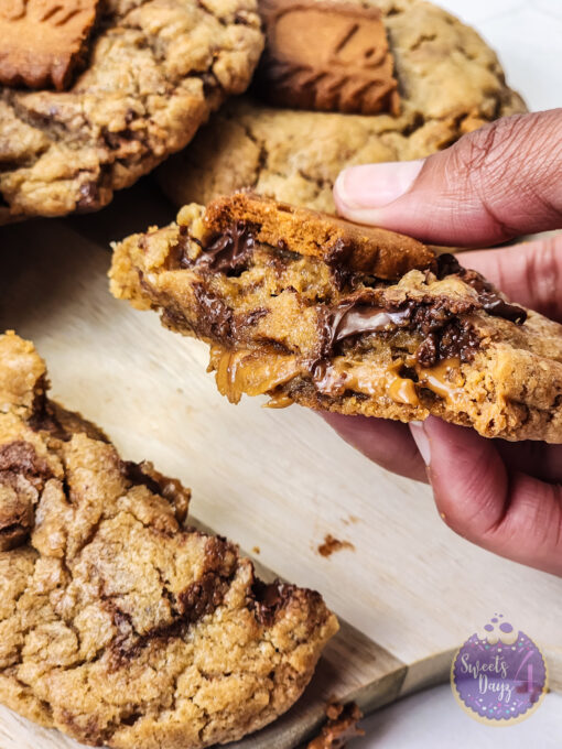 Biscoff Chocolate Chip Cookies on Rhombus - Image 3