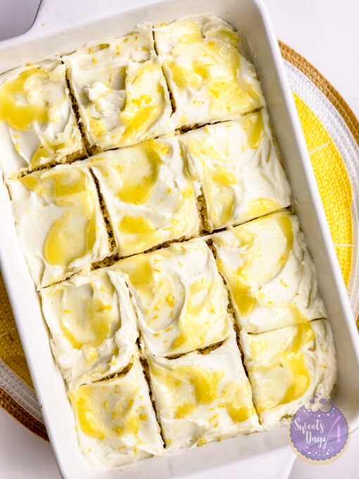 Lemon Velvet Cake on White - Image 5