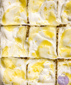 Lemon Velvet Cake on Rhombus
