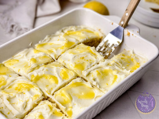 Lemon Velvet Cake on Rhombus - Image 4