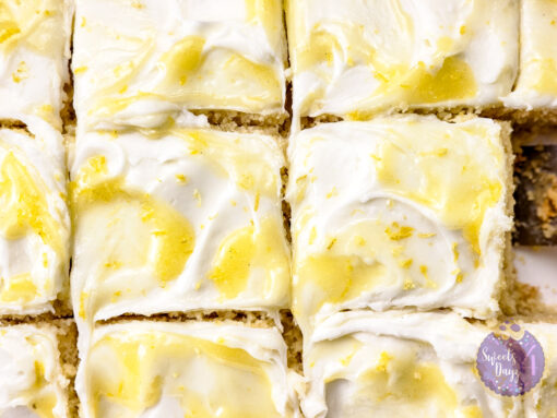 Lemon Velvet Cake on Gold Marble - Image 4