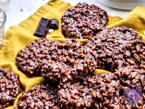 Homemade Star Crunch Cookies on Gold Marble - Image 3