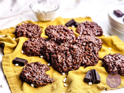 Homemade Star Crunch Cookies on Gold Marble - Image 6