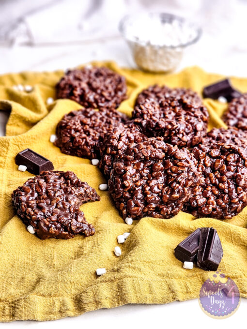 Homemade Star Crunch Cookies on Gold Marble - Image 7