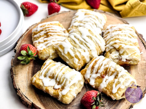Homemade Toaster Strudels on White - Image 9
