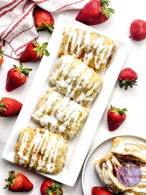 Homemade Toaster Strudels on Marble