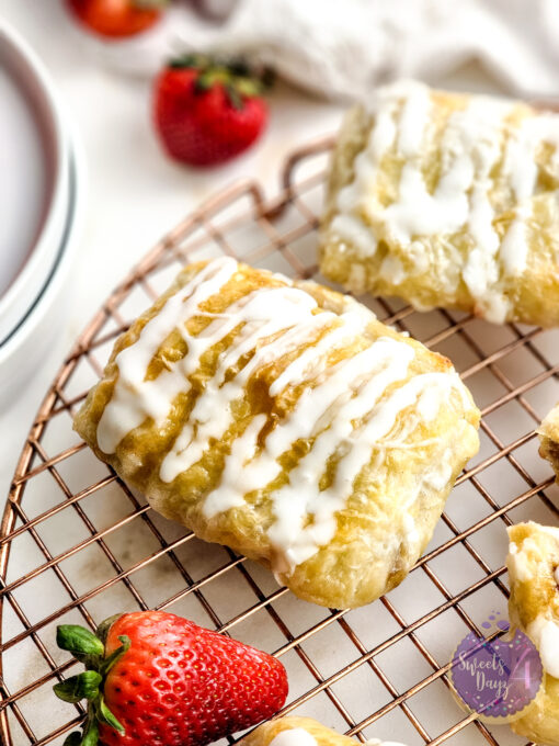 Homemade Toaster Strudels on Gold Marble - Image 6