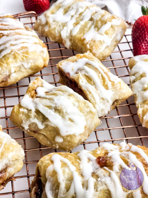 Homemade Toaster Strudels on Gold Marble - Image 7