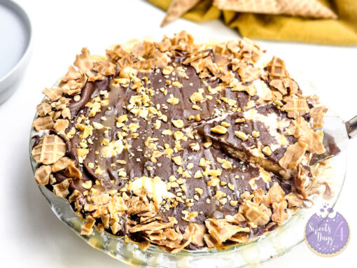 Drumstick Ice Cream Pie on White - Image 2