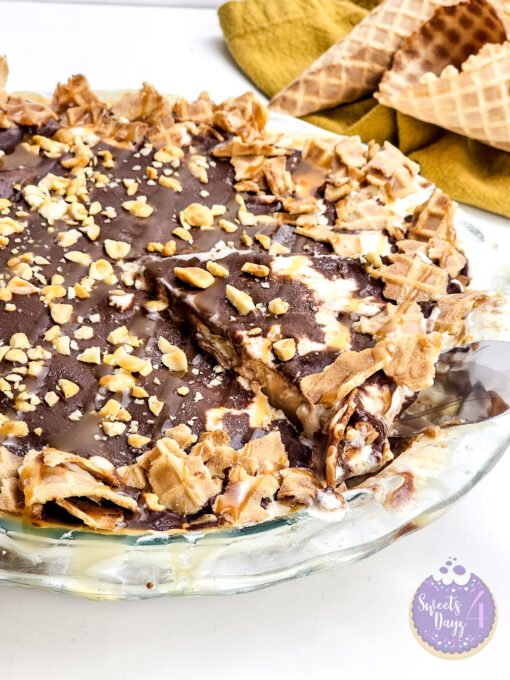 Drumstick Ice Cream Pie on White - Image 3