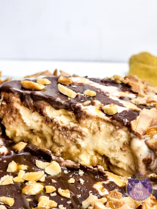 Drumstick Ice Cream Pie on White - Image 5