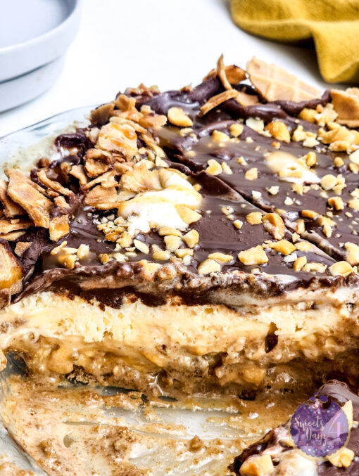 Drumstick Ice Cream Pie on White - Image 6