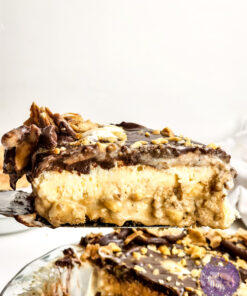 Drumstick Ice Cream Pie on Gold Marble
