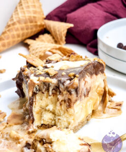 Drumstick Ice Cream Pie on Rhombus