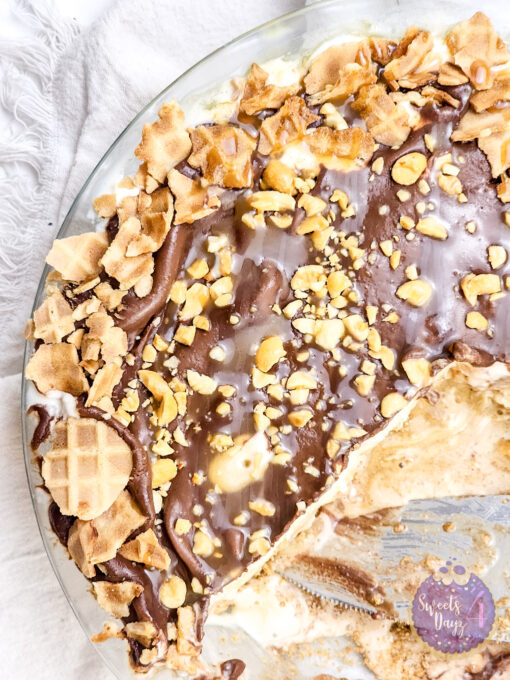Drumstick Ice Cream Pie on Marble - Image 2