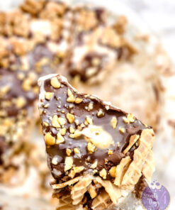 Drumstick Ice Cream Pie on Marble