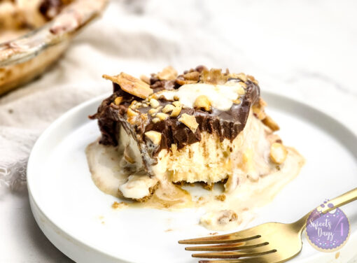 Drumstick Ice Cream Pie on Marble - Image 6