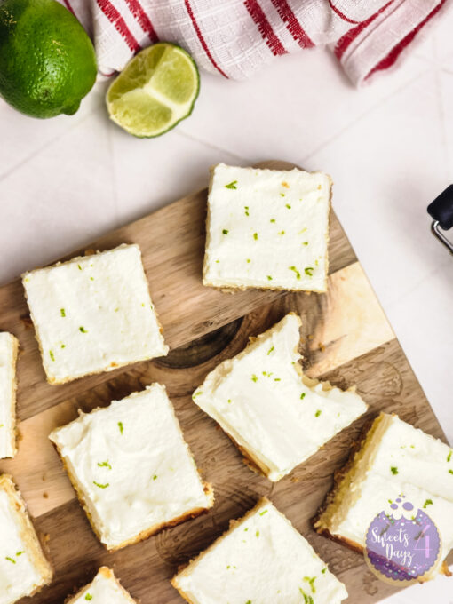 Key Lime Pie Cheesecake Bars on Rhombus - Image 4