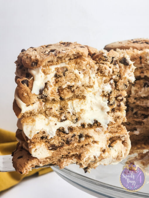 Milk n Cookies Ice Box Cake on White - Image 6