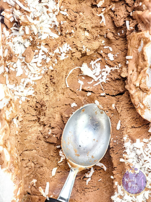 Chocolate Coconut Ice Cream on Rhombus - Image 2