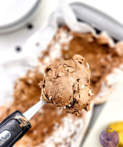 Chocolate Coconut Ice Cream on Rhombus