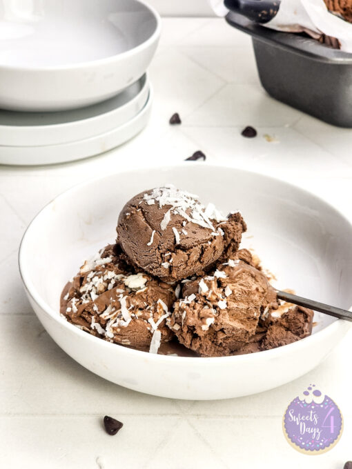 Chocolate Coconut Ice Cream on Rhombus - Image 7