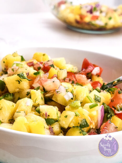 Mango Pineapple Salsa on Rhombus - Image 5