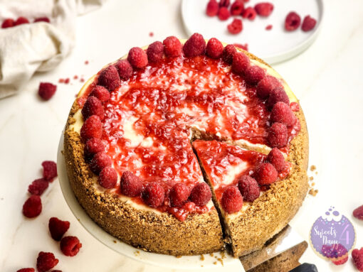 Raspberry Cheesecake on Gold Marble - Image 3