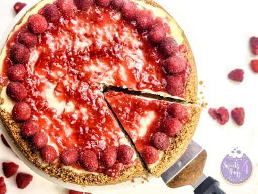 Raspberry Cheesecake on Gold Marble - Image 4