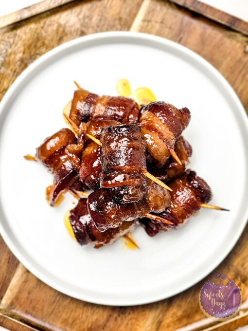 Maple Bacon Smokies on Gold Marble - Image 3