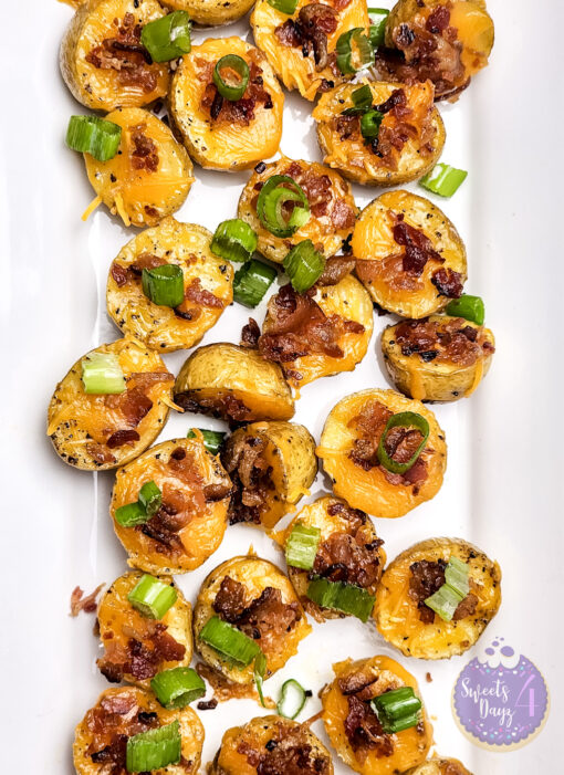 Mini Baked Potatoes on Marble - Image 10