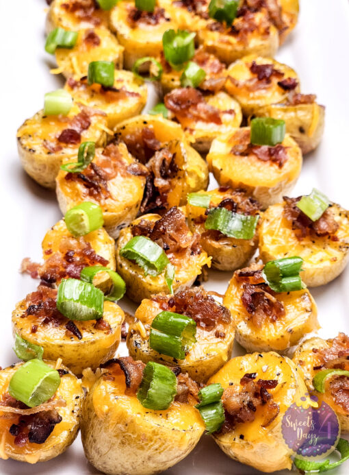 Mini Baked Potatoes on Marble - Image 6