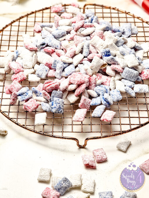 4th of July Puppy Chow on Gold Marble - Image 5
