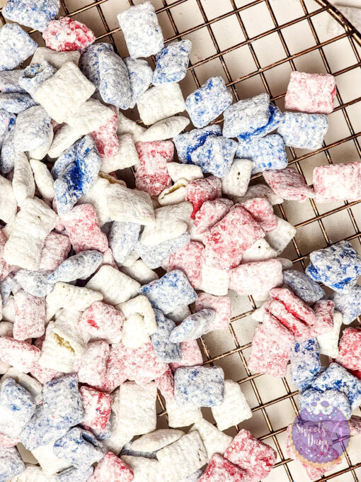 4th of July Puppy Chow on Gold Marble - Image 6