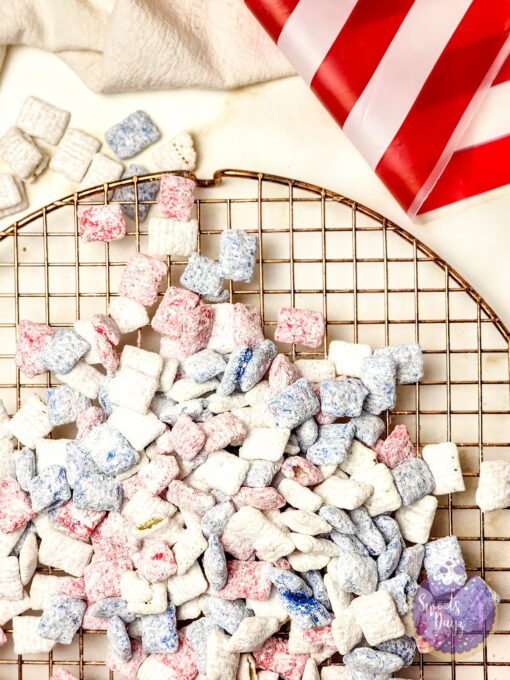 4th of July Puppy Chow on Gold Marble - Image 7