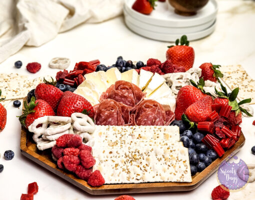 4th of July Charcuterie Board on Gold Marble - Image 6