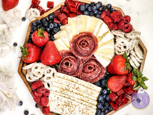 4th of July Charcuterie Board on Marble - Image 2
