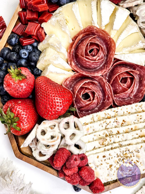 4th of July Charcuterie Board on Marble - Image 3