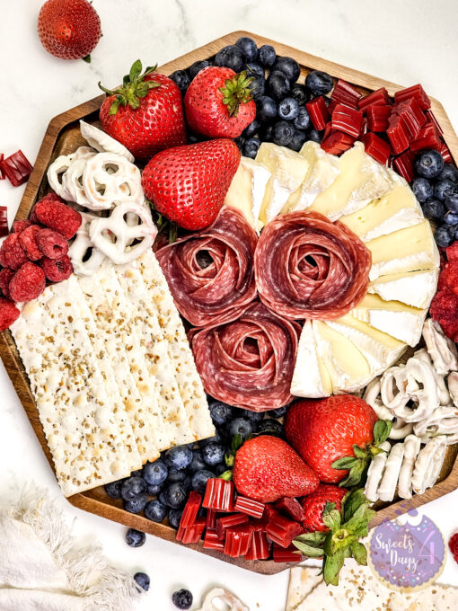 4th of July Charcuterie Board on Marble - Image 5