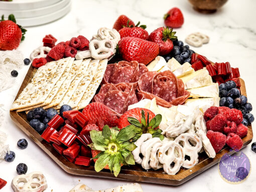 4th of July Charcuterie Board on Marble - Image 10