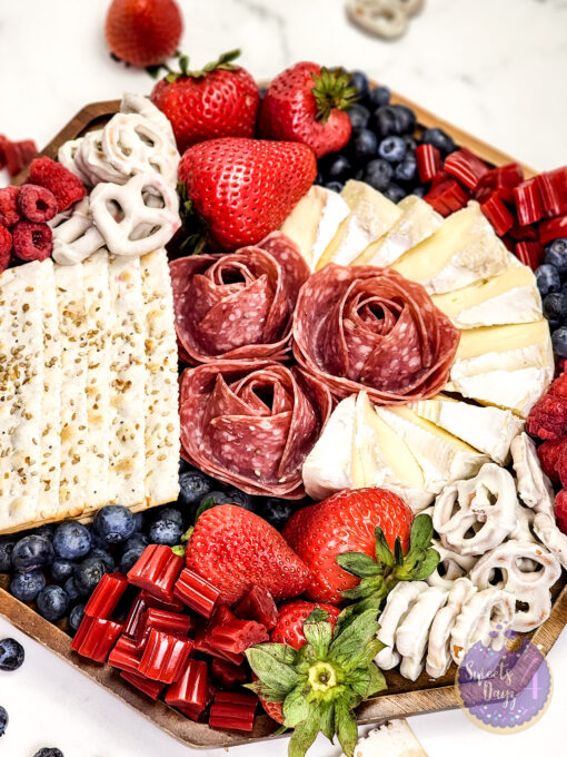 4th of July Charcuterie Board on Marble - Image 11