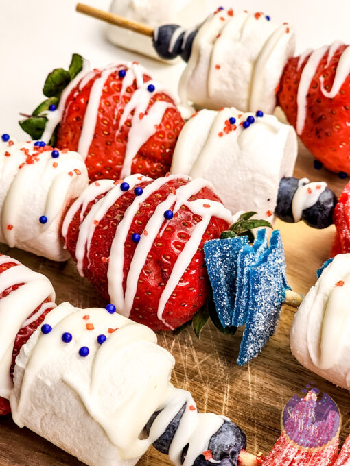 4th of July Dessert Skewers on White - Image 7