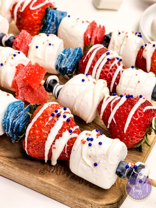 4th of July Dessert Skewers on White - Image 8