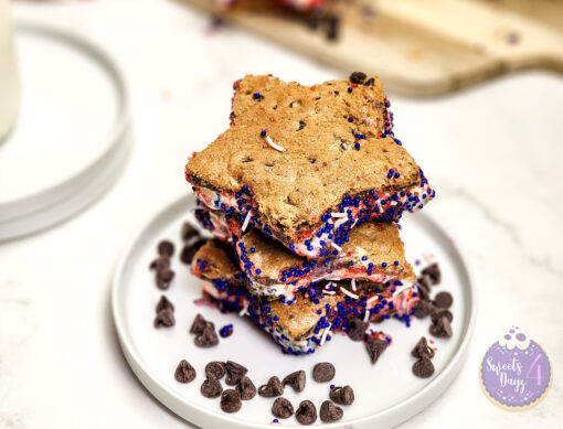 4th of July Ice Cream Sandwiches on Marble - Image 3