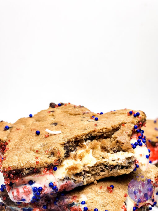 4th of July Ice Cream Sandwiches on Marble - Image 6