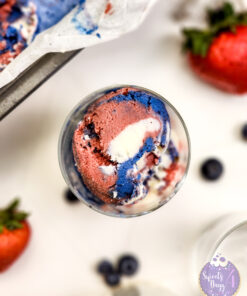 4th of July Sherbert Ice Cream on Rhombus